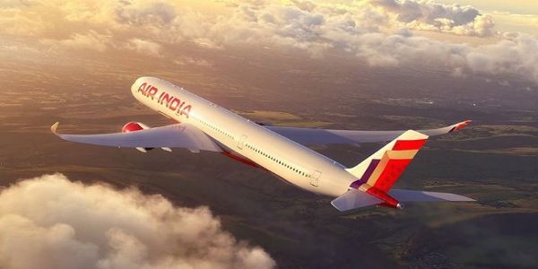 एयर इंडिया के  लोगो का प्रतीकात्मक चित्र
