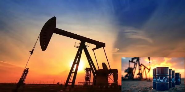 कच्चे तेल के लोगो का प्रतीकात्मक चित्र कच्चे तेल के लोगो का प्रतीकात्मक चित्र