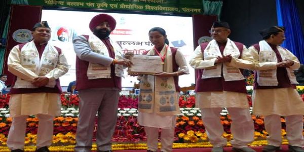 पंतनगर कृषि विश्वविद्यालय के 37वें दीक्षांत समारोह में 1395 विद्यार्थियों को मिली डिग्री