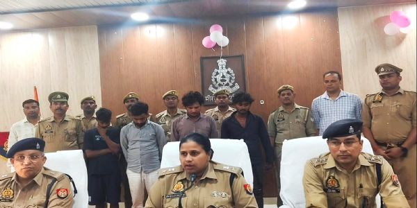 वाहन चोर गैंग का पर्दाफाश, चार गिरफ्तार