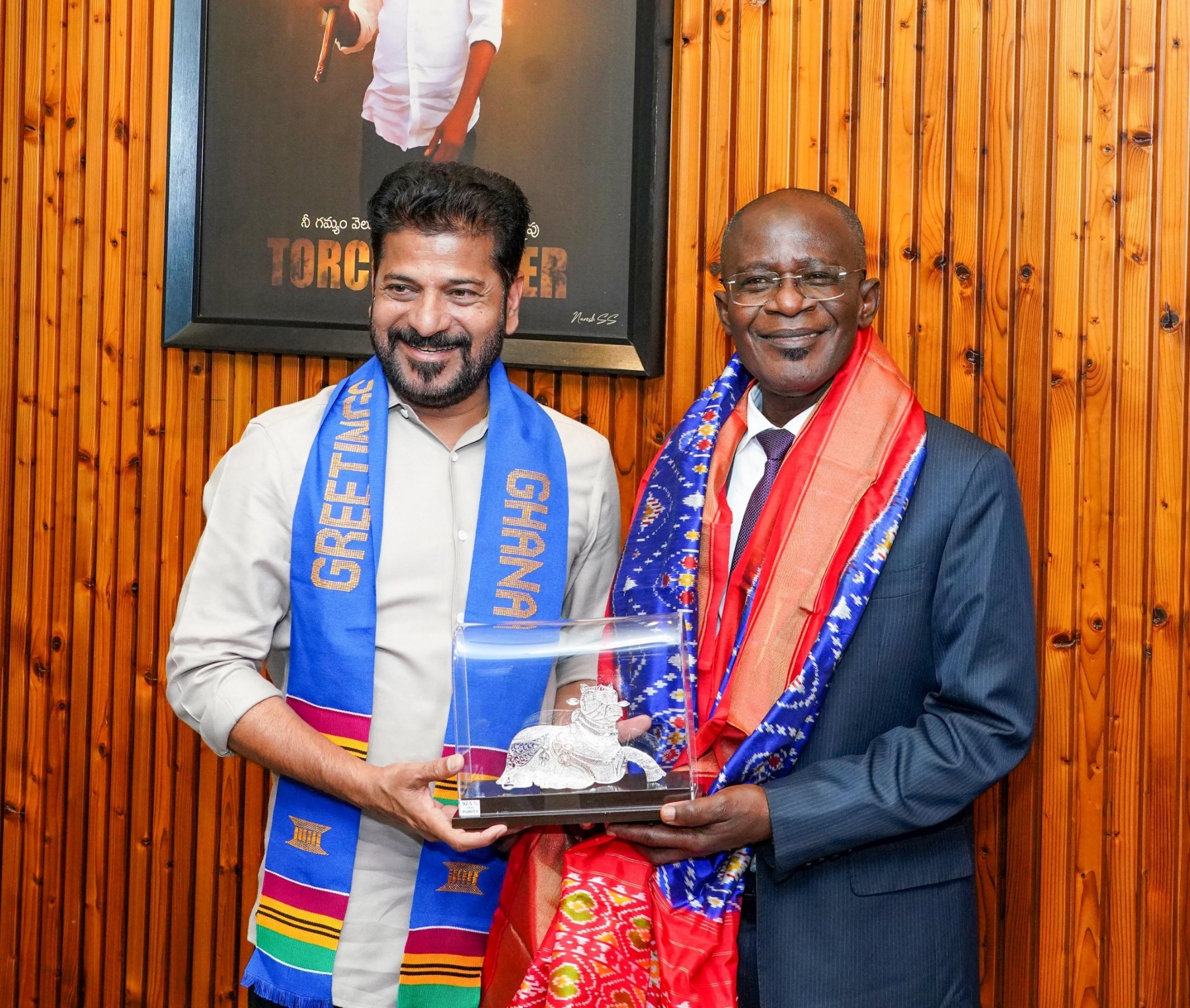 तेलंगाना के सीएम से मिले घाना गणराज्य के उच्चायुक्त