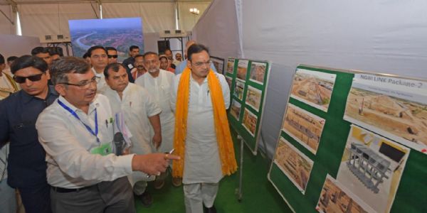 मुख्यमंत्री ने राम जल सेतु लिंक परियोजना के अंतर्गत निर्माणाधीन चंबल एक्वाडक्ट का किया निरीक्षण