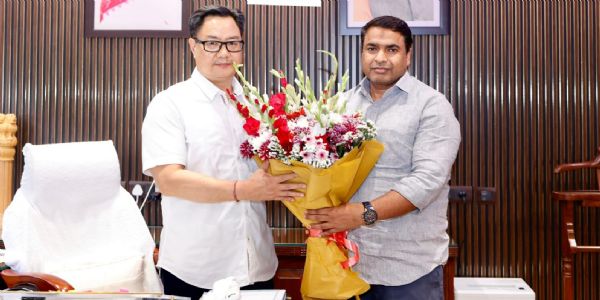 उत्तराखंड राज्य हज समिति अध्यक्ष ने केंद्रीय मंत्री किरण रिजिजू से की मुलाकात