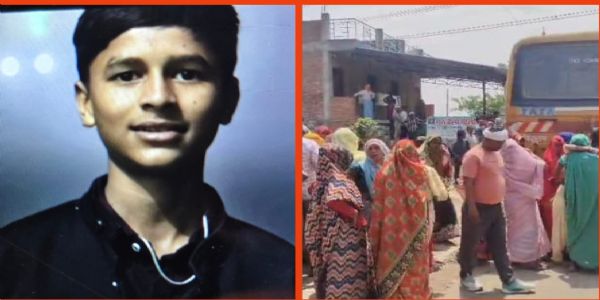 स्कूल बस की टक्कर से एक छात्र की मौत, दूसरा घायल