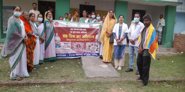 स्वास्थ्य शिविर में 121 मरीजों की हुई जांच