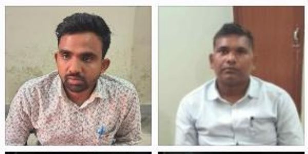 जल संसाधन विभाग के दाे इंजीनियर 1.72 लाख घूस लेते गिरफ्तार