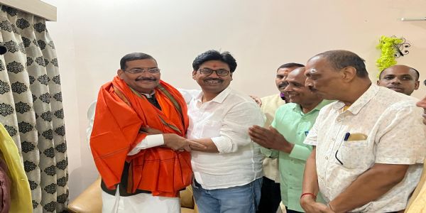 दीपक प्रकाश का भााजपा कार्यकर्ताओं ने किया भव्य स्वागत