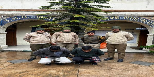 दो सगे भाइयों से चिट्टा बरामद, गिरफ्तार