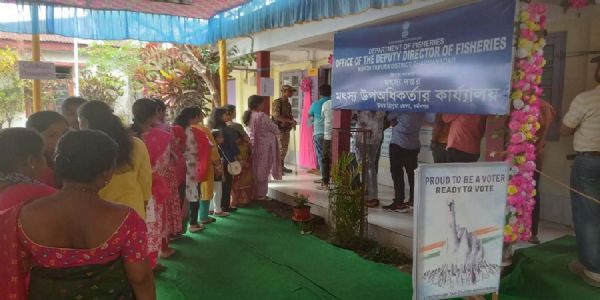 असम चुनाव 26 : दिन के एक बजे तक 59.63 प्रतिशत मतदान