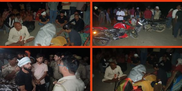 यमुना पुल पर ट्रक ने मोटरसाइकिल में मारी टक्कर, दो युवकों की मौत, एक की हालत नाजुक