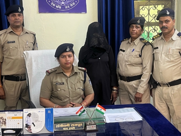 जीआरपी ने पकड़ी शातिर महिला चोर, माल बरामद