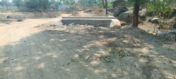 बनायी गयी सड़क एवं पुलिया