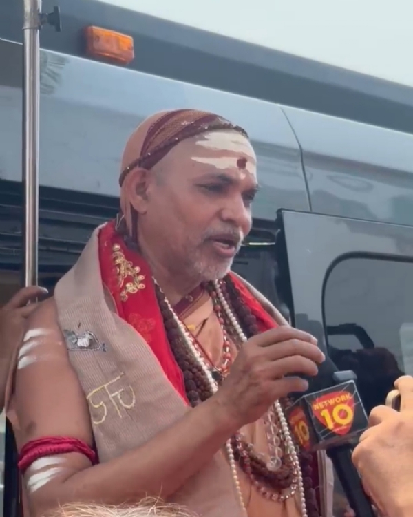 ज्योतिर्पीठाधीश्वर स्वामी अविमुक्तेश्वरानंद सरस्वती।