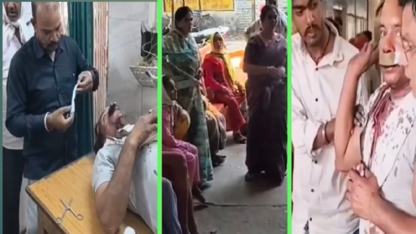 भानगढ़ में दो पक्षों के बीच जमकर चले लाठी-डंडे और गोलियां, महिलाओं समेत 6 लोग घायल, इलाके में तनाव।