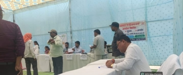 शिविर की फोटो।