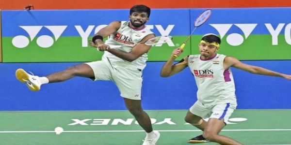 भारतीय बैडमिंटन स्टार सात्विकसाईराज रंकीरेड्डी और चिराग शेट्टी