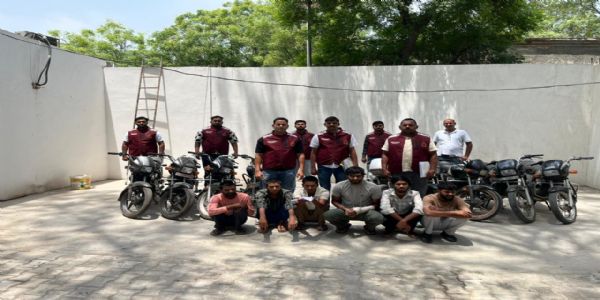 फरीदाबाद : तीन वाहन चोर गैंग का भंड़ाफोड़, छह सदस्य गिरफ्तार