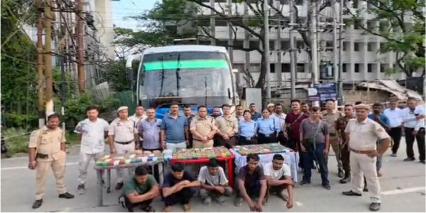 Image of the Seized Heroin and Opium Worth Over ₹21 Crore in Assam and Five Arrested Accused. Image of the Seized Heroin and Opium Worth Over ₹21 Crore in Assam and Five Arrested Accused.