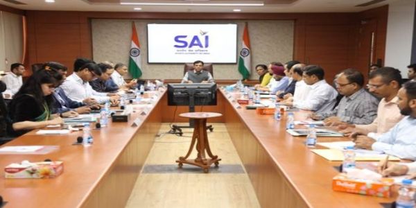 राष्ट्रमंडल खेल 2026 की तैयारियों की केंद्रीय खेल मंत्री डॉ. मनसुख मांडविया ने की समीक्षा राष्ट्रमंडल खेल 2026 की तैयारियों की केंद्रीय खेल मंत्री डॉ. मनसुख मांडविया ने की समीक्षा