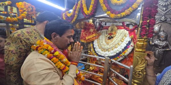मां विंध्यवासिनी के दर्शन बाद मंत्री अनिल राजभर बोले, जैसी करनी वैसी भरनी