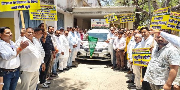 इंदौरः मंत्री तुलसीराम सिलावट ने कृषि रथ का वर्चुवली शुभारंभ किया