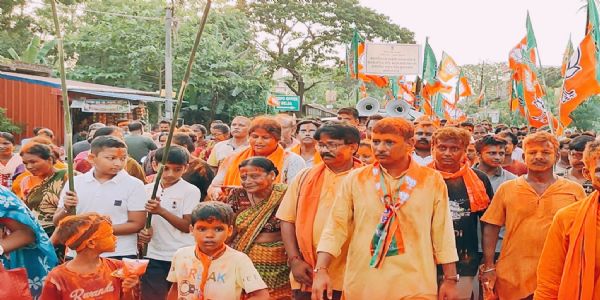 भाजपा की जीत का सिलसिला जारी, मनाया गया जश्न