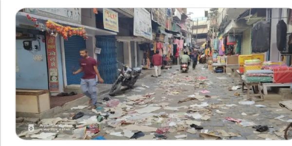 नालंदा जिले में छह सूत्री मांगों को लेकर सफाई कर्मियो ने की हड़ताल