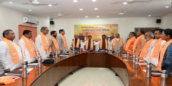 ओडिशा भाजपा कोर कमेटी की बैठक ओडिशा भाजपा कोर कमेटी की बैठक