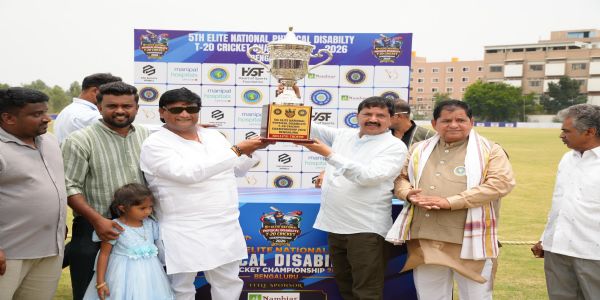 बेंगलुरु में 5वीं राष्ट्रीय दिव्यांग एलीट क्रिकेट प्रतियोगिता का भव्य शुभारंभ