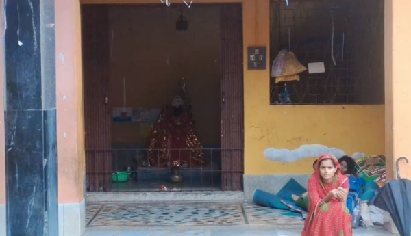 चोरी हुए काली मंदिर की तस्वीर