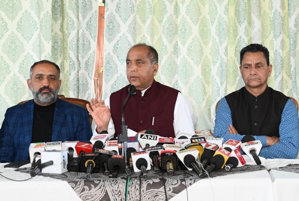 जयराम ठाकुर प्रेस वार्ता