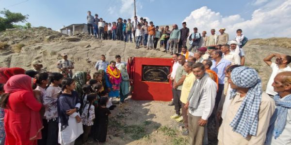 जसरोटा विधानसभा क्षेत्र में ₹1.01 करोड़ की सड़क परियोजनाओं का उद्घाटन