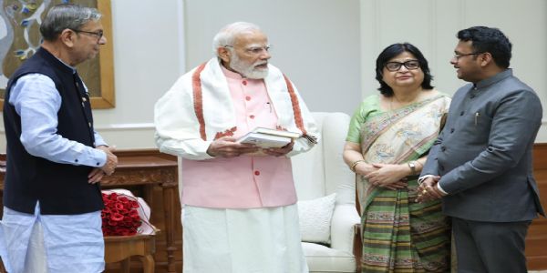 हरियाणा के राज्यपाल ने की प्रधानमंत्री से मुलाकात