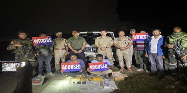 श्रीभूमि के बदरपुर रेलवे स्टेशन पर ड्रग्स के साथ युवक गिरफ्तार