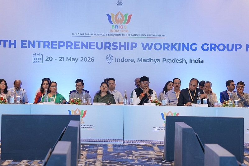 इंदौर में ब्रिक्स यूथ इन्ट्रेप्रेन्योरशिप वर्किंग ग्रुप मीटिंग की तस्वीरें