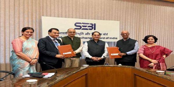 सेबी, एनआईएसएम और आईआईसीए के बीच समझौते का जारी फोटो
