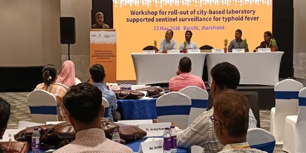 झारखंड में टाइफाइड सर्विलांस अभियान पर कार्यशाला का आयोजन