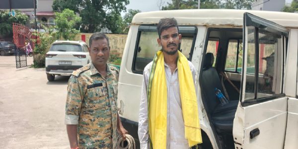 बाइक चोर को पुलिस ने किया गिरफ्तार, सीसीटीवी कैमरे से हुई पहचान