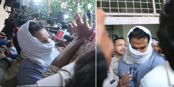 जिला न्यायालय में आरोपित समर्थ सिंह को ले जाती पुलिस जिला न्यायालय में आरोपित समर्थ सिंह को ले जाती पुलिस