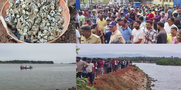 कर्नाटक: नदी में सीप निकालने के दाैरान अचानक जलस्तर बढ़ने से एक ही परिवार के नाै लाेगाें की मौत, मुख्यमंत्री ने जताया शाेक