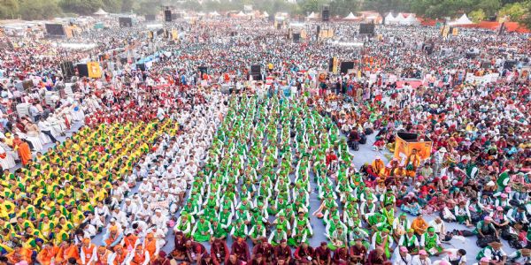 जनजातीय संस्कृत समागम का दृश्य जनजातीय संस्कृत समागम का दृश्य