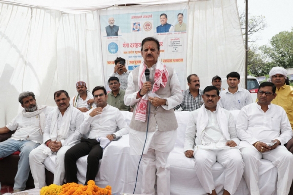 उप मुख्यमंत्री ने गंगा दशहरा पर जल संरक्षण एवं जन जागरूकता कार्यक्रम में की सहभागिता