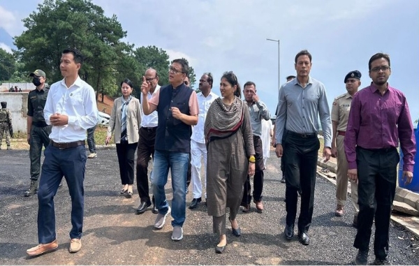राष्ट्रीय खेल विश्वविद्यालय के निर्माण कार्यों का रक्षा खड़से ने किया निरीक्षण राष्ट्रीय खेल विश्वविद्यालय के निर्माण कार्यों का रक्षा खड़से ने किया निरीक्षण