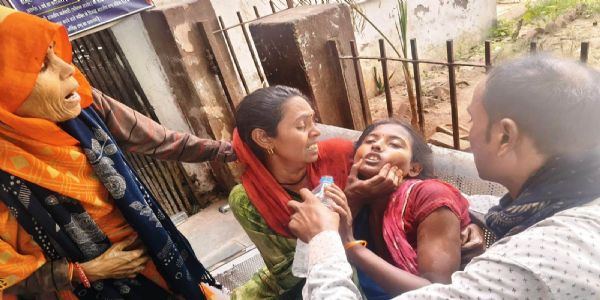 हादसे ने छीनी तीन पिताओं के बुढ़ापे की लाठी