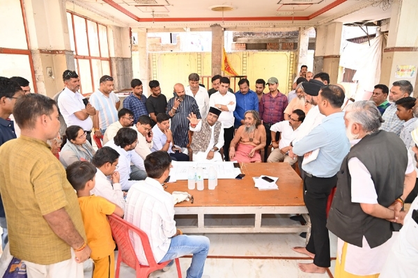 मंत्री विश्वास कैलाश सारंग ने किया श्री खेड़ापति हनुमान लोक कॉरिडोर के निर्माणाधीन का निरीक्षण मंत्री विश्वास कैलाश सारंग ने किया श्री खेड़ापति हनुमान लोक कॉरिडोर के निर्माणाधीन का निरीक्षण