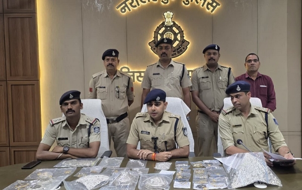 नरसिंहपुर पुलिस ने किया चोरी की 09 वारदातों का खुलासा