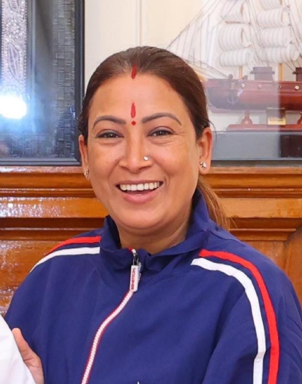 खेल मंत्री रेखा आर्य फाइल चित्र।