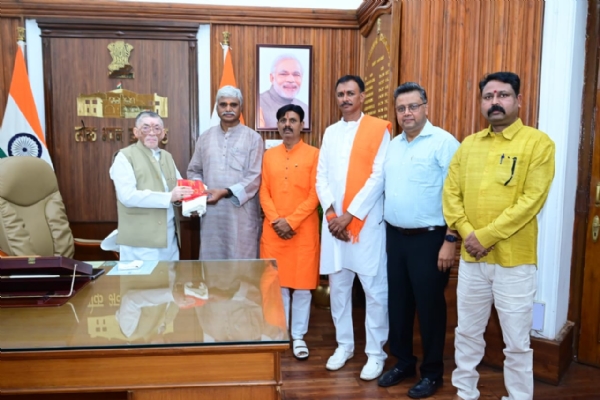 राज्यपाल सहित विहिप प्रतिनिधिमंडल