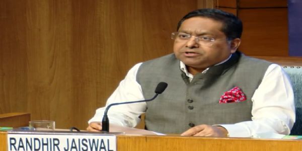 MEA Spokesperson Randhir Jaiswal MEA Spokesperson Randhir Jaiswal