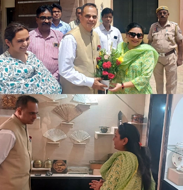 मुख्य सचिव वी. श्रीनिवास ने प्राचीना संग्रहालय का अवलोकन कर बीकानेर की सांस्कृतिक विरासत की सराहना की मुख्य सचिव वी. श्रीनिवास ने प्राचीना संग्रहालय का अवलोकन कर बीकानेर की सांस्कृतिक विरासत की सराहना की